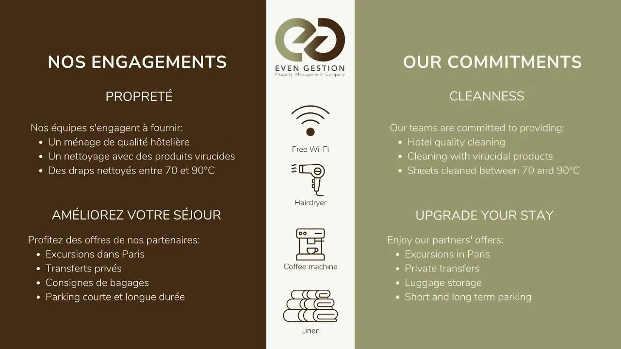 Apartment 42#Studio 2Pers#Sevres-Lecourbe#Necker Paris France